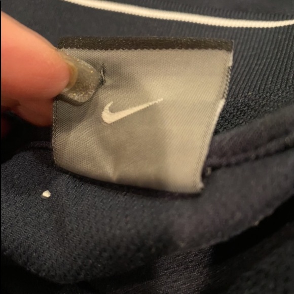 COPY - EUC ! NIKE Golf Dri-fit Large men’s navy short sleeve polo activewear at… - Picture 3 of 3